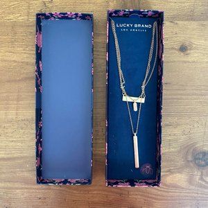 LUCKY Brand Los Angeles 3-Layer Necklace NEW